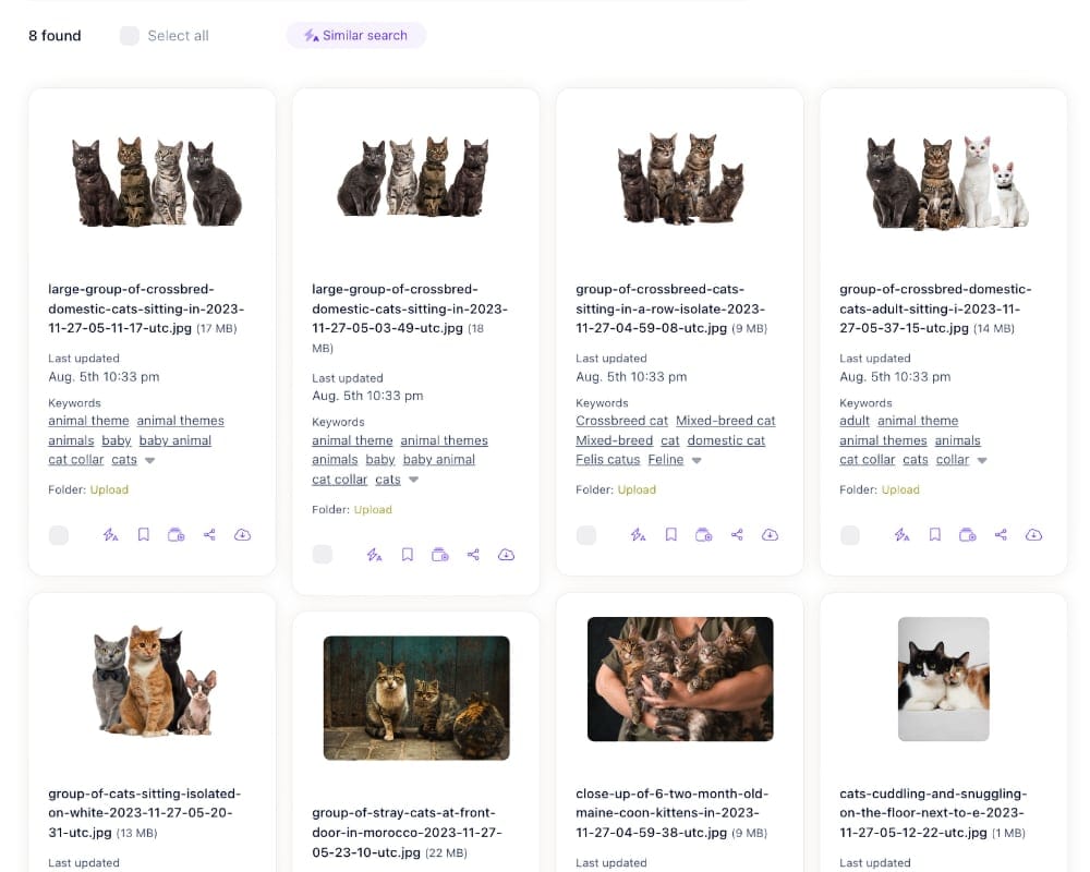 New in Razuna: Similar images search