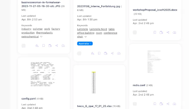 Razuna - full-text search
