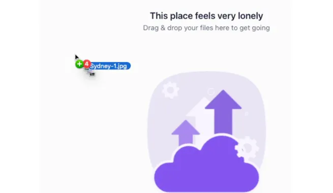 Razuna - drag and drop your digital assets to upload
