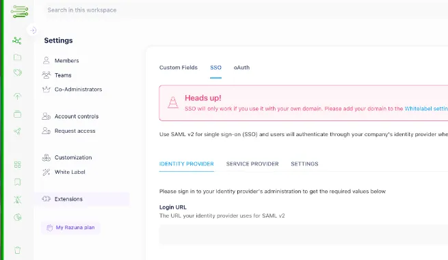 Razuna - SAML and oAuth for secure authentication and authorization
