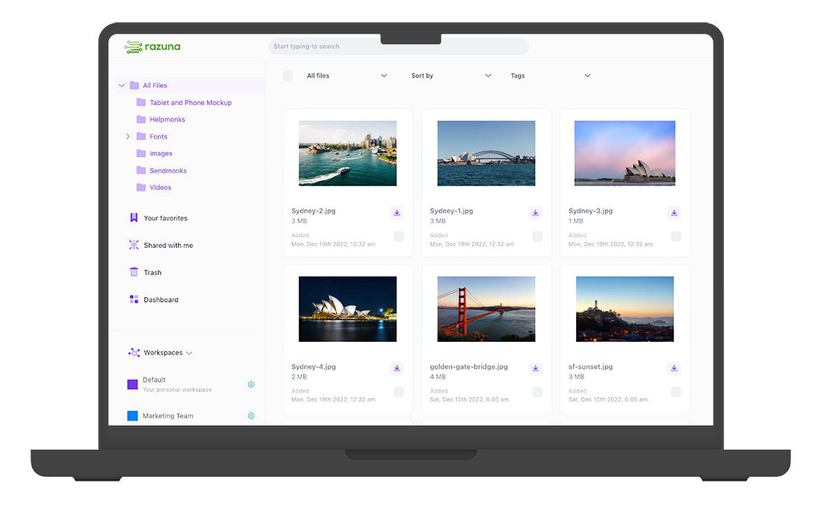 Razuna - Digital Asset Management for every device