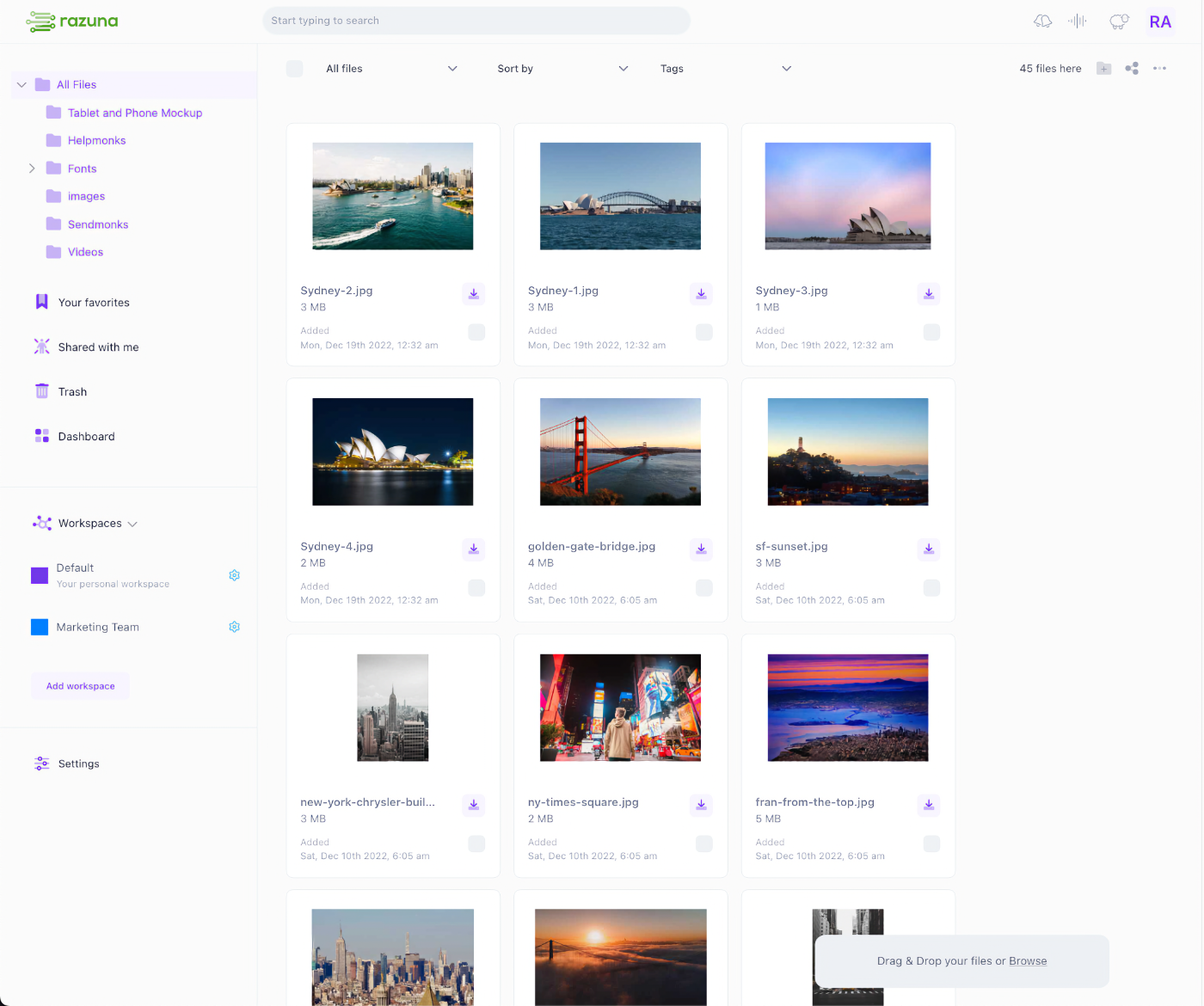 Razuna - Digital Asset Management Platform