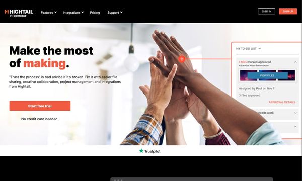 Razuna - offers better file-sharing than Hightail