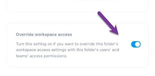 Razuna - override workspace permissions with group and users per folder