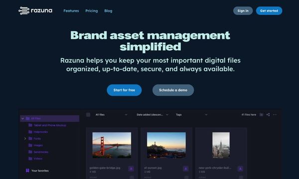 Razuna - top brand asset management system